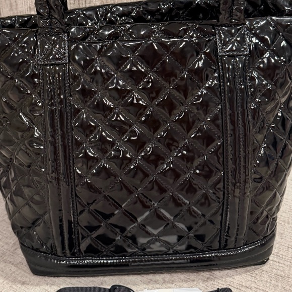 ⭐️ MZ Wallace Medium Empire Tote Bag Quilted In Black Liquor NEW ⭐️RARE - Picture 15 of 16